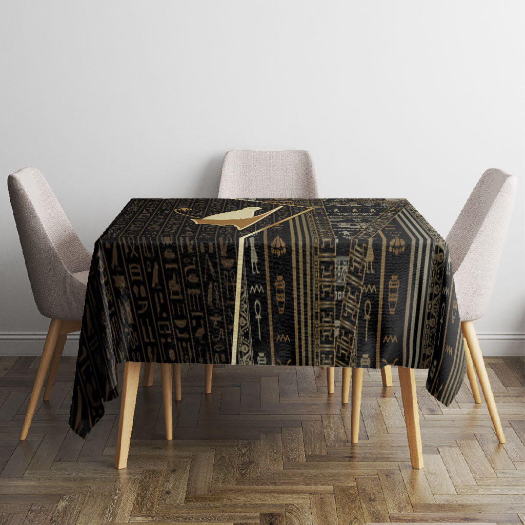 Egypt Pschent Crown Tablecloth Ancient Mythology Unified Pharaoh