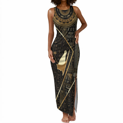 Egypt Pschent Crown Tank Maxi Dress Ancient Mythology Unified Pharaoh