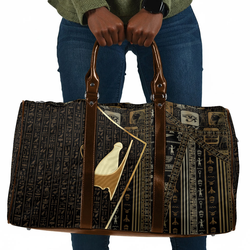 Egypt Pschent Crown Travel Bag Ancient Mythology Unified Pharaoh
