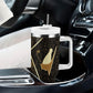 Egypt Pschent Crown Tumbler With Handle Ancient Mythology Unified Pharaoh