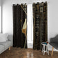 Egypt Pschent Crown Window Curtain Ancient Mythology Unified Pharaoh