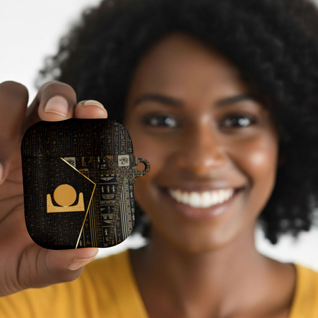 Egypt Akhet AirPods Case Ancient Mythology Horizon Sun Disk