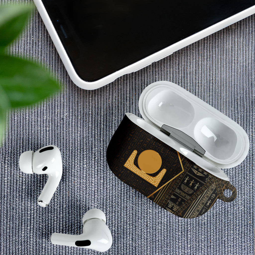 Egypt Akhet AirPods Case Ancient Mythology Horizon Sun Disk