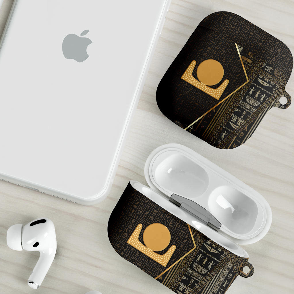 Egypt Akhet AirPods Case Ancient Mythology Horizon Sun Disk