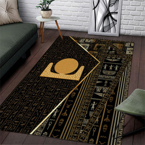 Egypt Akhet Area Rug Ancient Mythology Horizon Sun Disk