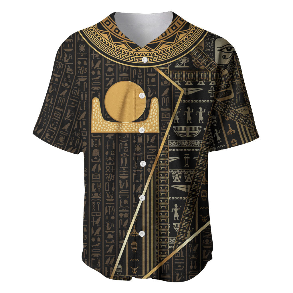 Egypt Akhet Baseball Jersey Ancient Mythology Horizon Sun Disk