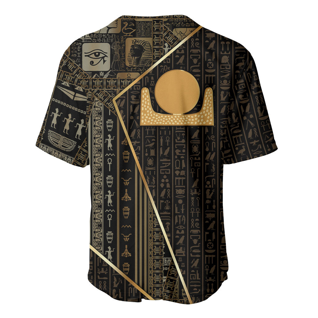 Egypt Akhet Baseball Jersey Ancient Mythology Horizon Sun Disk
