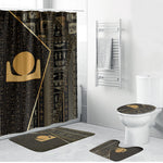 Egypt Akhet Bathroom Set Ancient Mythology Horizon Sun Disk