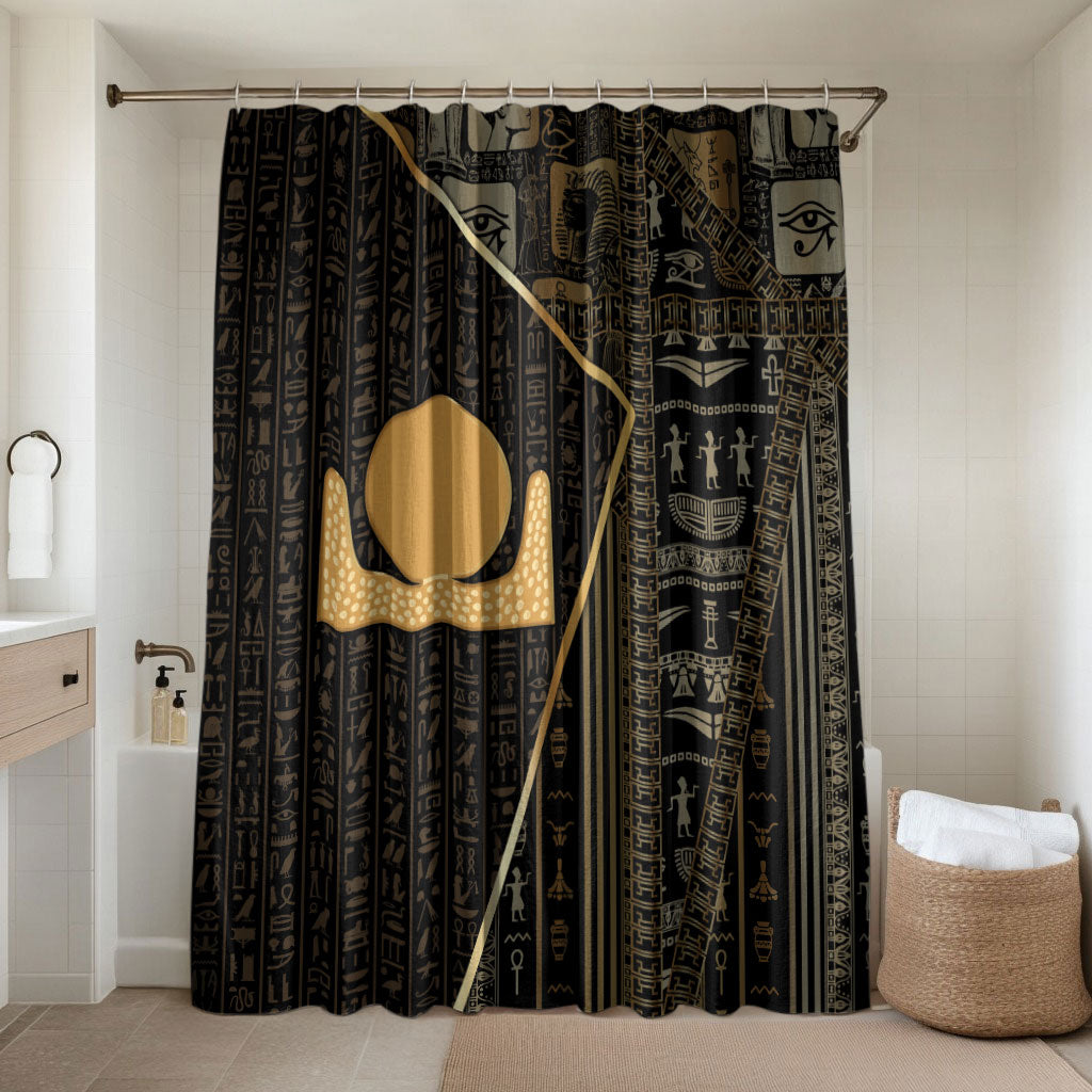 Egypt Akhet Bathroom Set Ancient Mythology Horizon Sun Disk