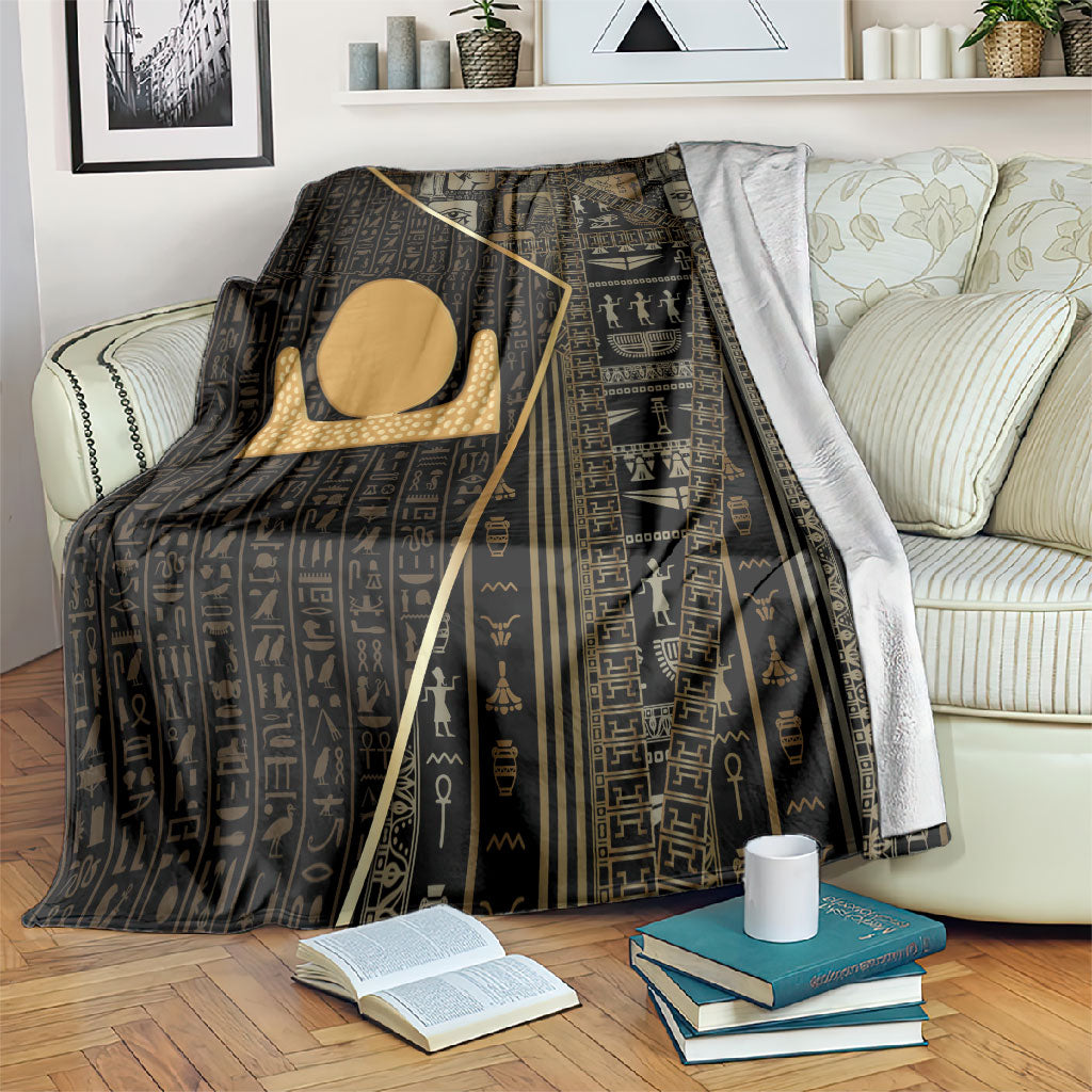 Egypt Akhet Blanket Ancient Mythology Horizon Sun Disk