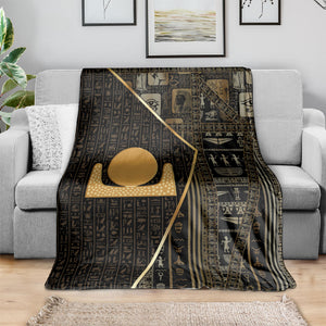 Egypt Akhet Blanket Ancient Mythology Horizon Sun Disk