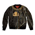 Egypt Akhet Bomber Jacket Ancient Mythology Horizon Sun Disk
