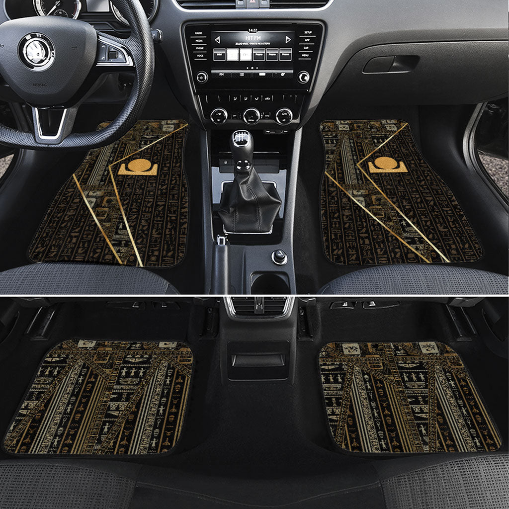 Egypt Akhet Car Mats Ancient Mythology Horizon Sun Disk