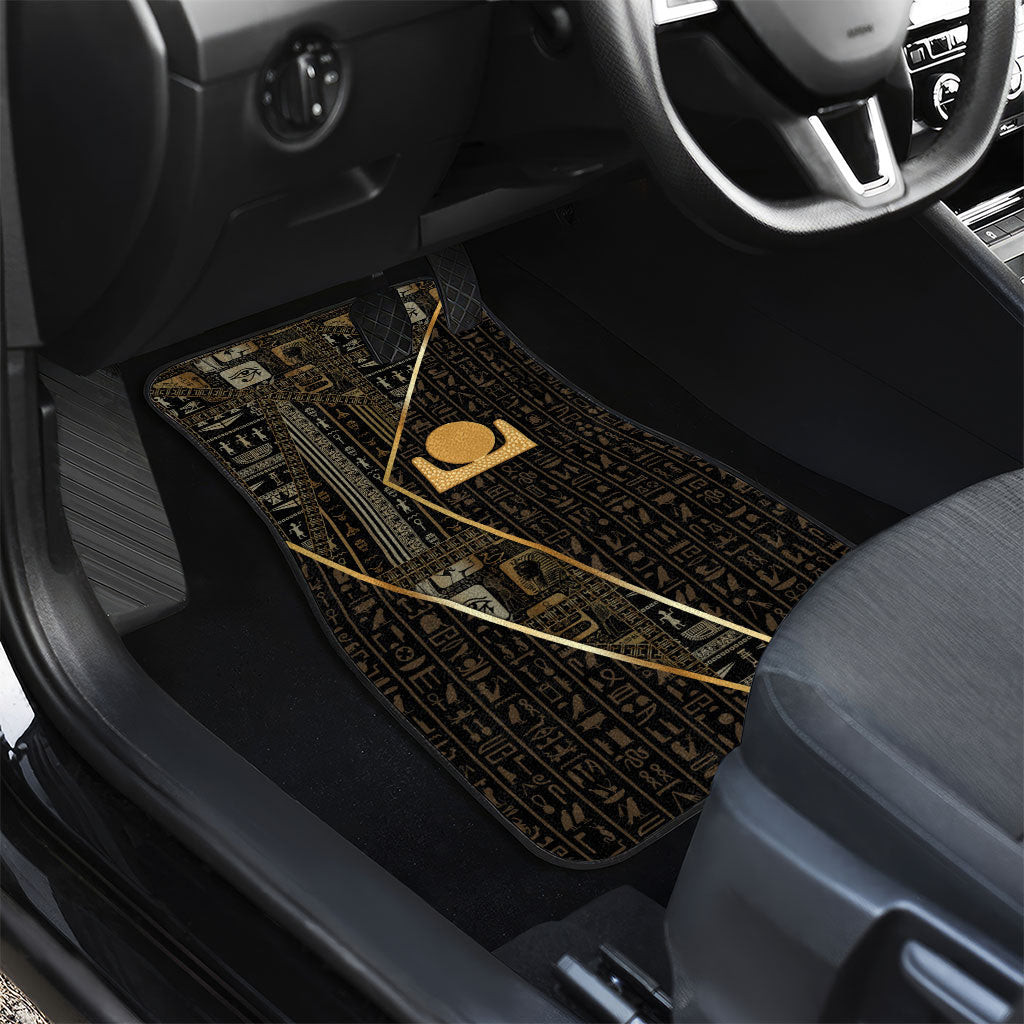 Egypt Akhet Car Mats Ancient Mythology Horizon Sun Disk