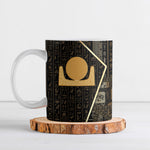 Egypt Akhet Ceramic Mug Ancient Mythology Horizon Sun Disk
