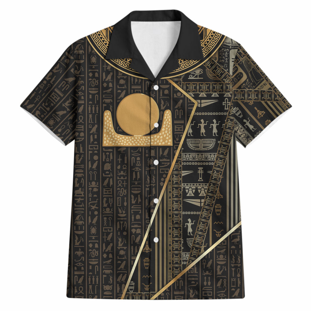 Egypt Akhet Hawaiian Shirt Ancient Mythology Horizon Sun Disk