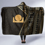 Egypt Akhet Hooded Blanket Ancient Mythology Horizon Sun Disk