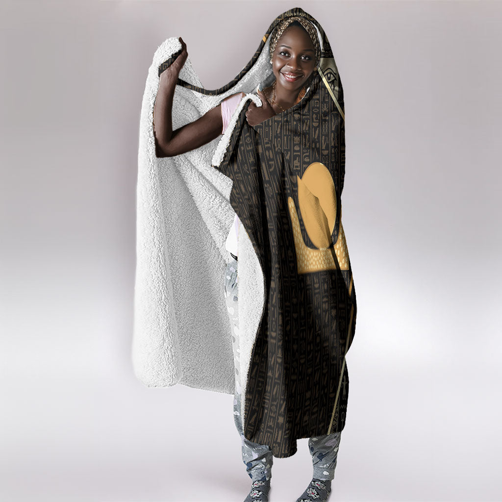 Egypt Akhet Hooded Blanket Ancient Mythology Horizon Sun Disk