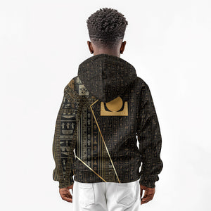 Egypt Akhet Kid Hoodie Ancient Mythology Horizon Sun Disk