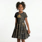 Egypt Akhet Kid Short Sleeve Dress Ancient Mythology Horizon Sun Disk