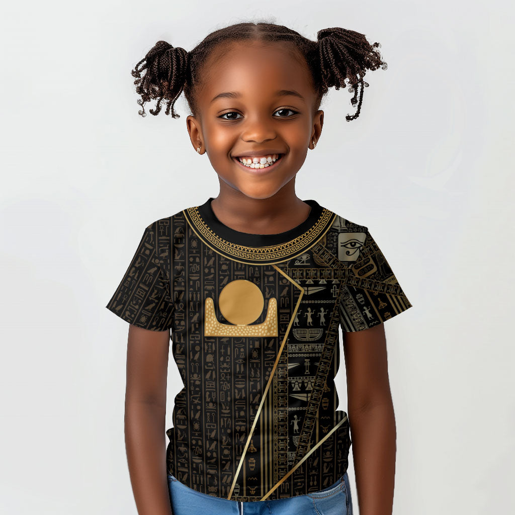 Egypt Akhet Kid T shirt Ancient Mythology Horizon Sun Disk