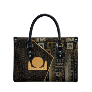 Egypt Akhet Leather Bag Ancient Mythology Horizon Sun Disk