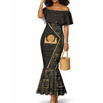Egypt Akhet Mermaid Dress Ancient Mythology Horizon Sun Disk