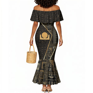 Egypt Akhet Mermaid Dress Ancient Mythology Horizon Sun Disk