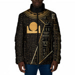 Egypt Akhet Padded Jacket Ancient Mythology Horizon Sun Disk