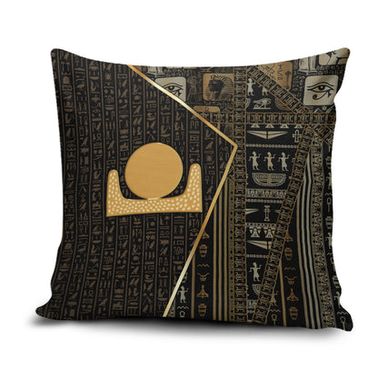Egypt Akhet Pillow Cover Ancient Mythology Horizon Sun Disk