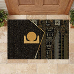 Egypt Akhet Rubber Doormat Ancient Mythology Horizon Sun Disk