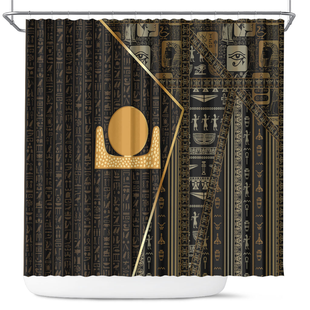 Egypt Akhet Shower Curtain Ancient Mythology Horizon Sun Disk