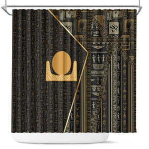 Egypt Akhet Shower Curtain Ancient Mythology Horizon Sun Disk