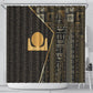 Egypt Akhet Shower Curtain Ancient Mythology Horizon Sun Disk