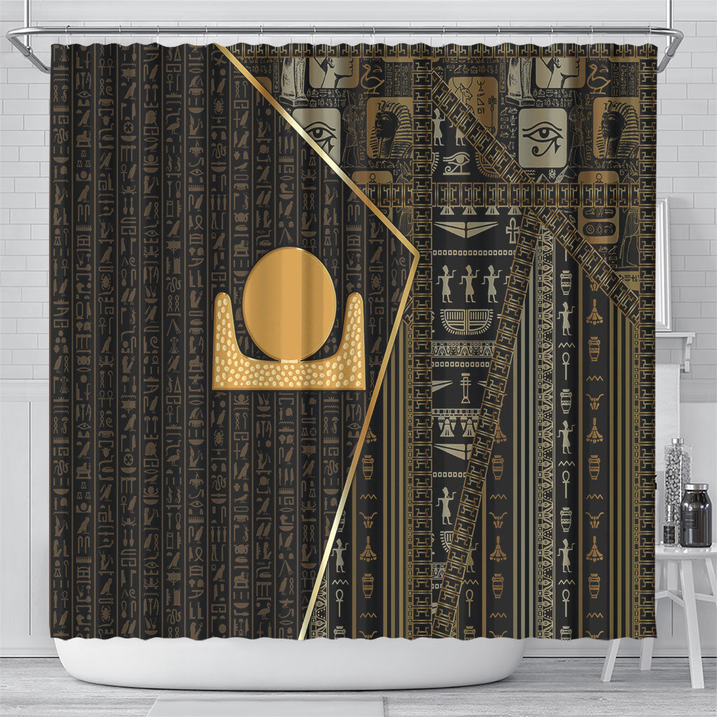 Egypt Akhet Shower Curtain Ancient Mythology Horizon Sun Disk