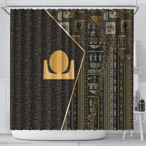 Egypt Akhet Shower Curtain Ancient Mythology Horizon Sun Disk