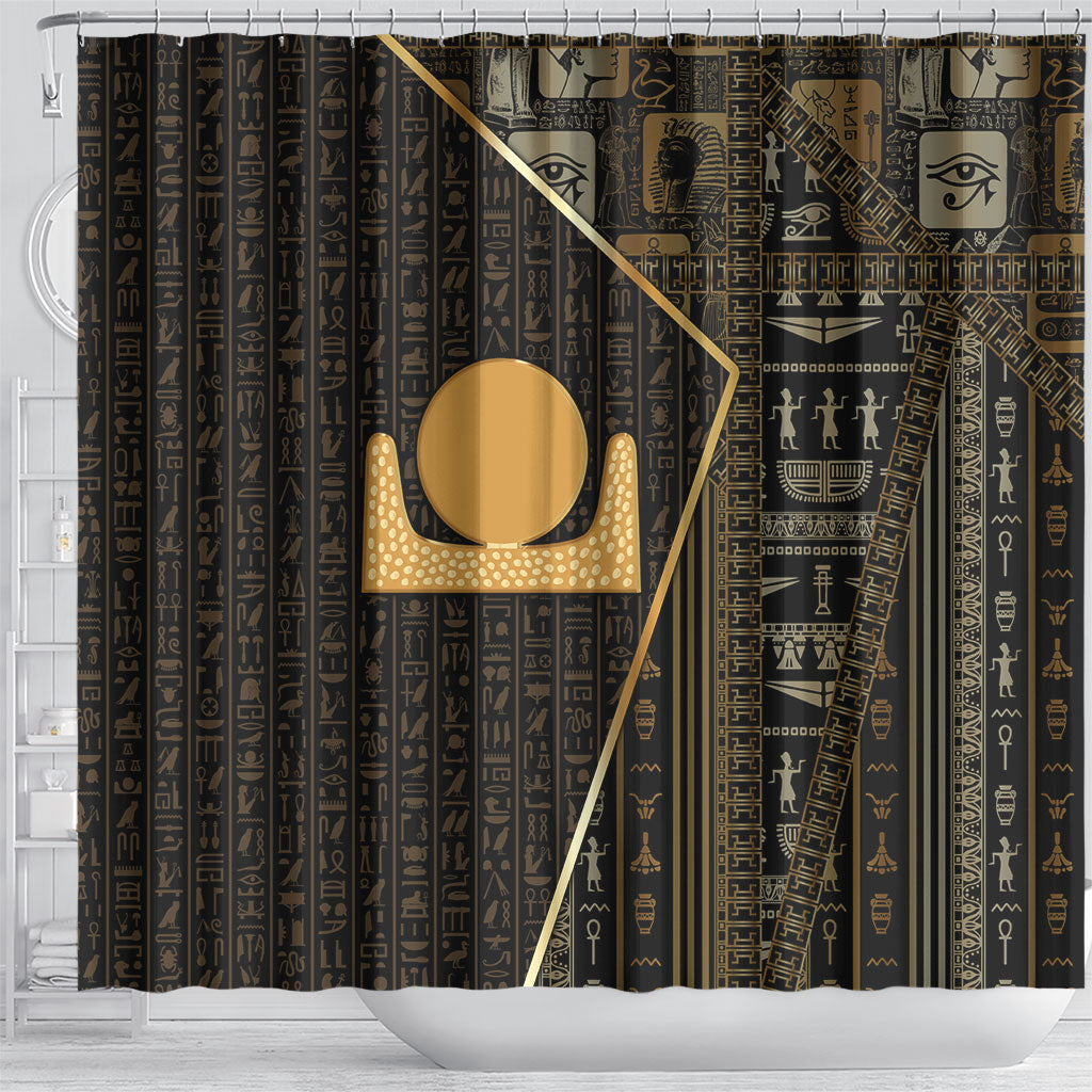 Egypt Akhet Shower Curtain Ancient Mythology Horizon Sun Disk