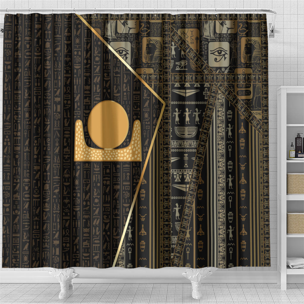 Egypt Akhet Shower Curtain Ancient Mythology Horizon Sun Disk