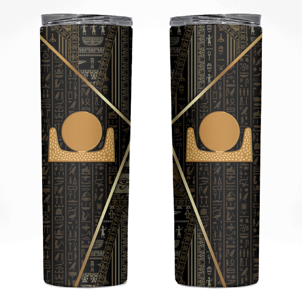 Egypt Akhet Skinny Tumbler Ancient Mythology Horizon Sun Disk