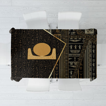 Egypt Akhet Tablecloth Ancient Mythology Horizon Sun Disk