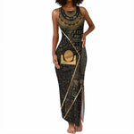 Egypt Akhet Tank Maxi Dress Ancient Mythology Horizon Sun Disk