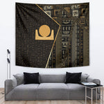 Egypt Akhet Tapestry Ancient Mythology Horizon Sun Disk