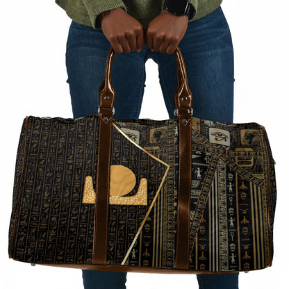 Egypt Akhet Travel Bag Ancient Mythology Horizon Sun Disk