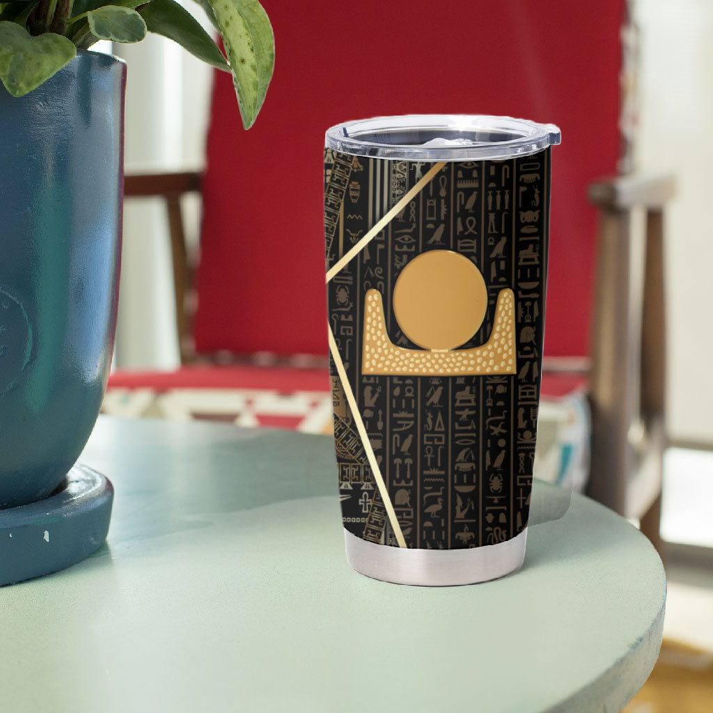 Egypt Akhet Tumbler Cup Ancient Mythology Horizon Sun Disk
