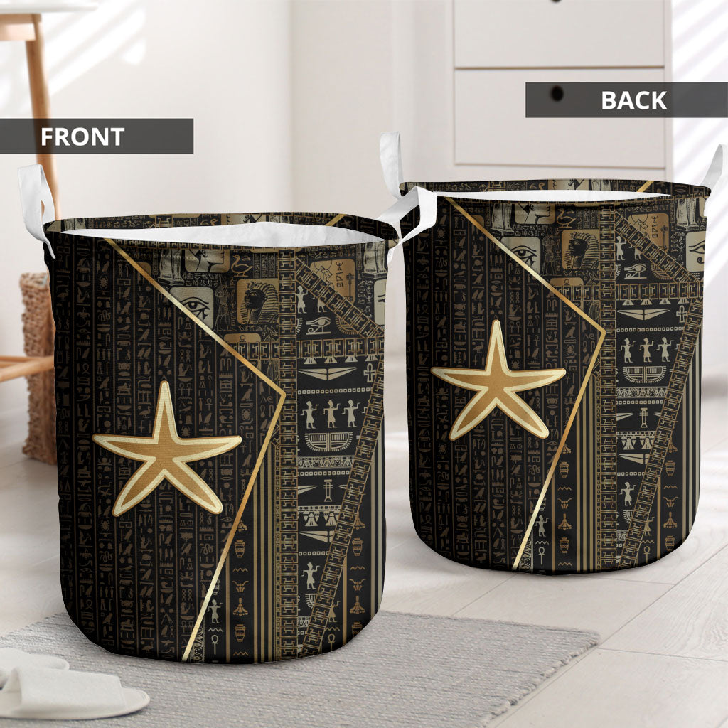 Egypt Seba Laundry Basket Ancient Mythology Golden Star Royal