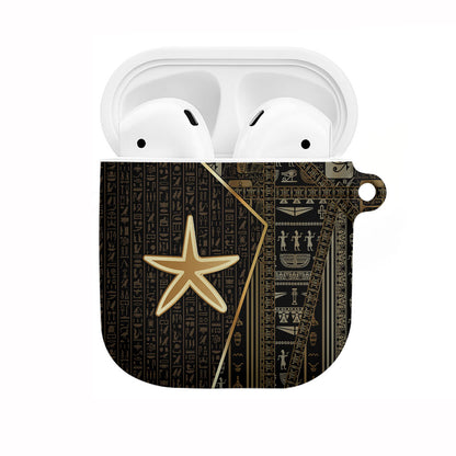 Egypt Seba AirPods Case Ancient Mythology Golden Star Royal