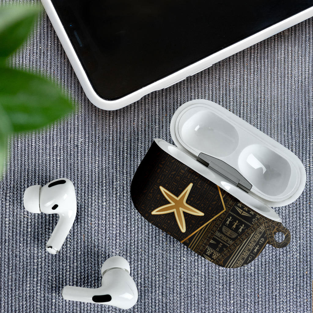Egypt Seba AirPods Case Ancient Mythology Golden Star Royal