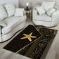 Egypt Seba Area Rug Ancient Mythology Golden Star Royal