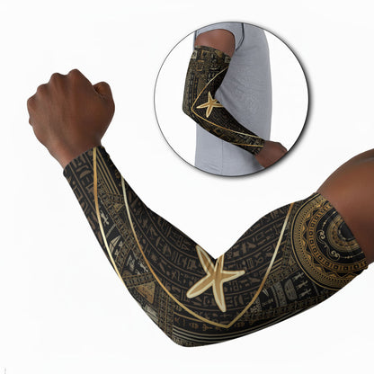 Egypt Seba Arm Sleeves Ancient Mythology Golden Star Royal