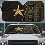 Egypt Seba Auto Sun Shade Ancient Mythology Golden Star Royal